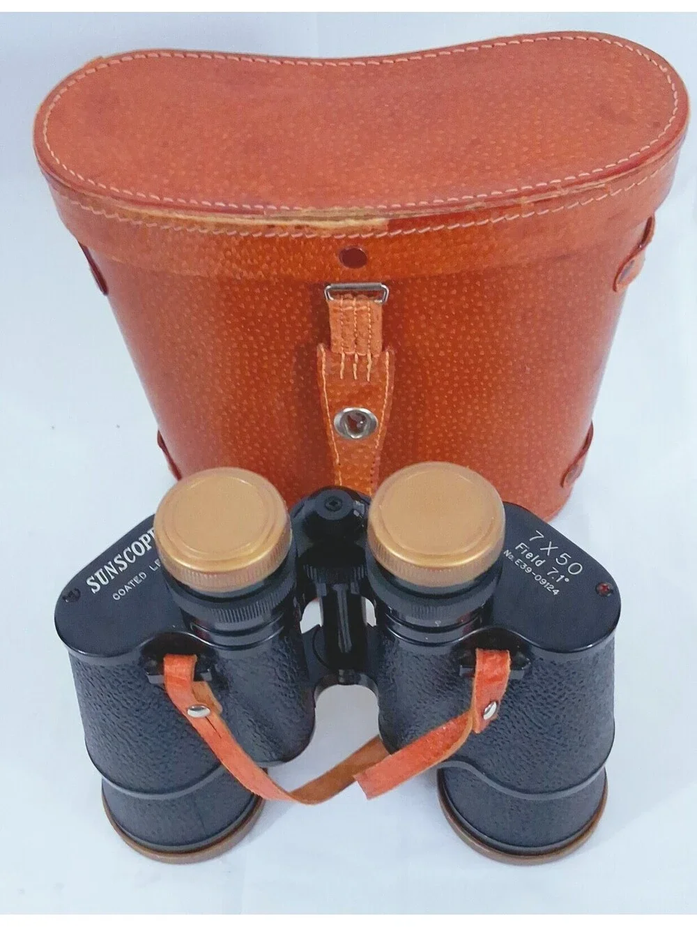 SUNSCOPE Binoculars 7x50 Field 7.1 No. E39-09124 Coated Lens with Case